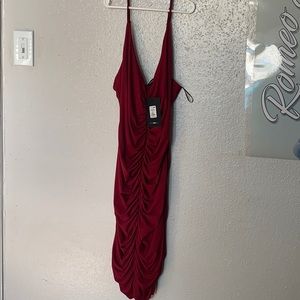 red dress